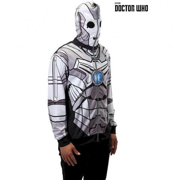 Doctor Who Cyberman Zipped Hoodie